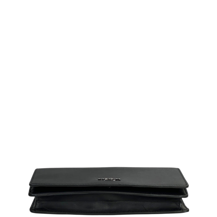 Coach Slim Crossbody Bag Black Leather