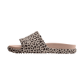 Side view of a Native Shoes Adults Spencer Lx Wanderfoam Print Footwear in Chameleon Pink / Chameleon Pink / Leopard