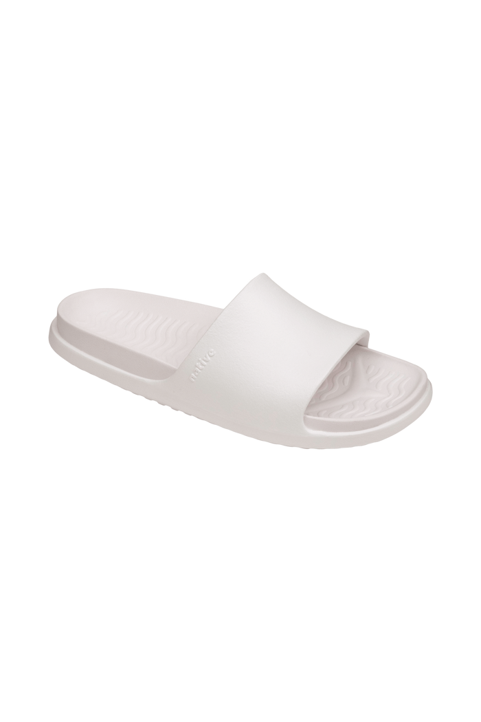 Bottom view of a Native Shoes Spencer Lx Wanderfoam | Shell White / Shell White Footwear in Shell White / Shell White