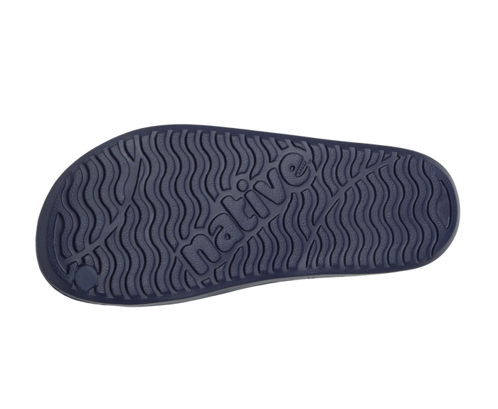 Bottom view of a Native Shoes Spencer Lx Wanderfoam | Regatta Blue / Hyams Grey Footwear in Regatta Blue / Hyams Grey