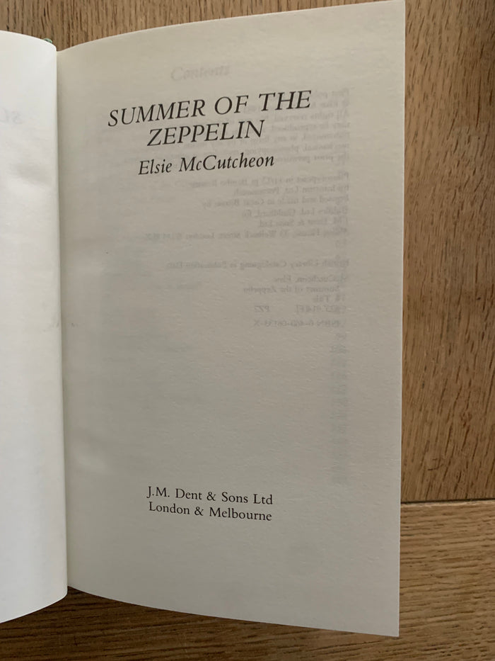 Summer of the Zepplin (signed)