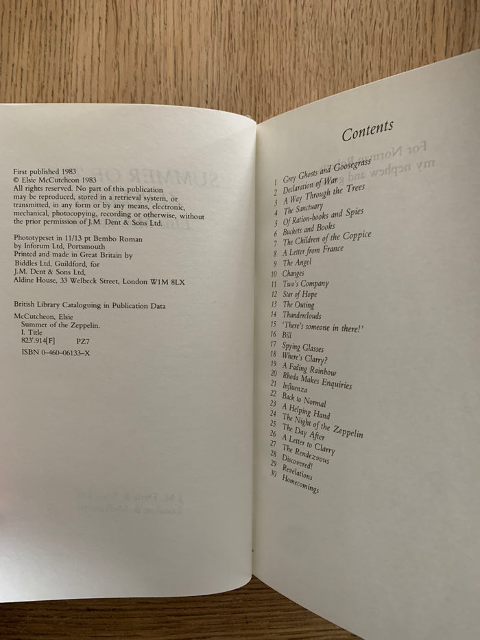 Summer of the Zepplin (signed)