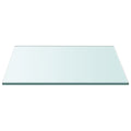 Table Top Transparent 60x60 cm Tempered Glass