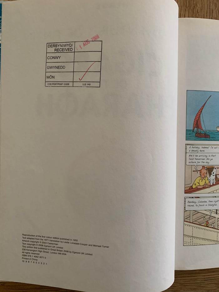 The Adventures of Tintin - Cigars of the Pharaoh