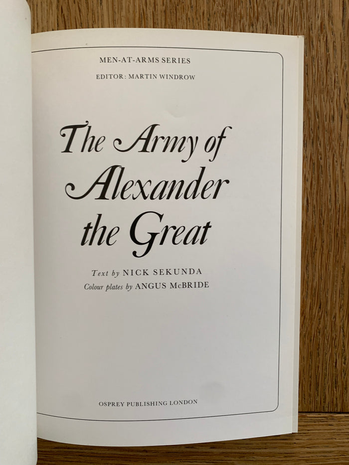 The Army of Alexander the Great