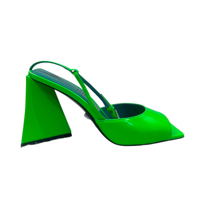 The Attico Neon Leather Sandals EU 39