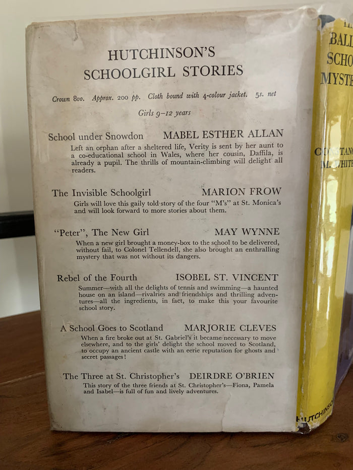 The Ballet School Mystery + Original Bookmark