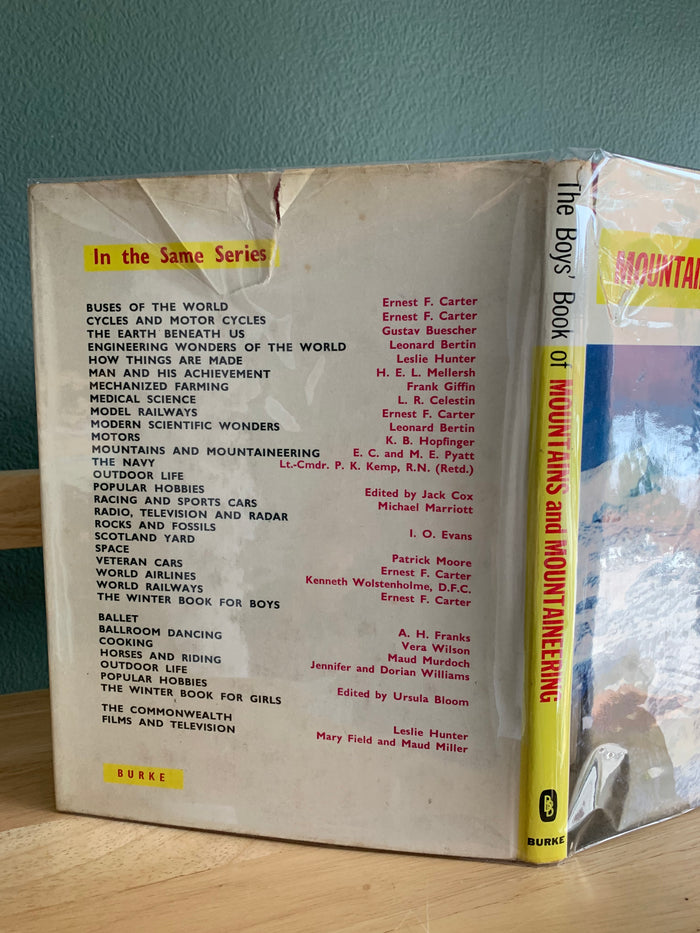 The Boy's Book of Mountains and Mountaineering