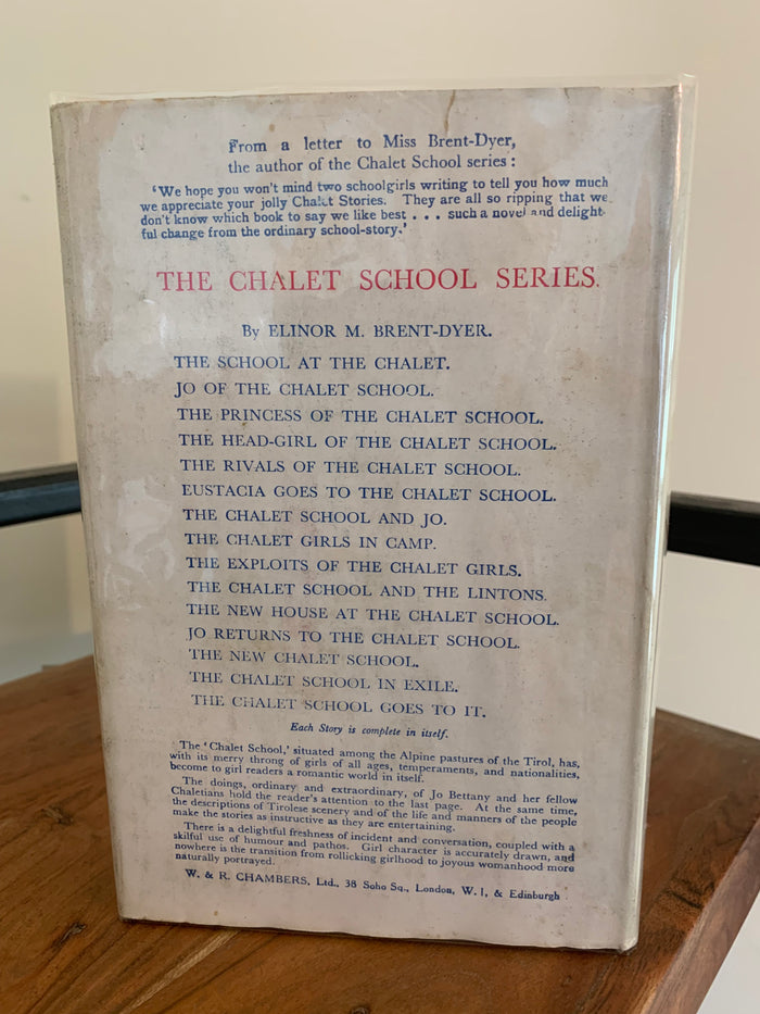 The Chalet School Goes To It