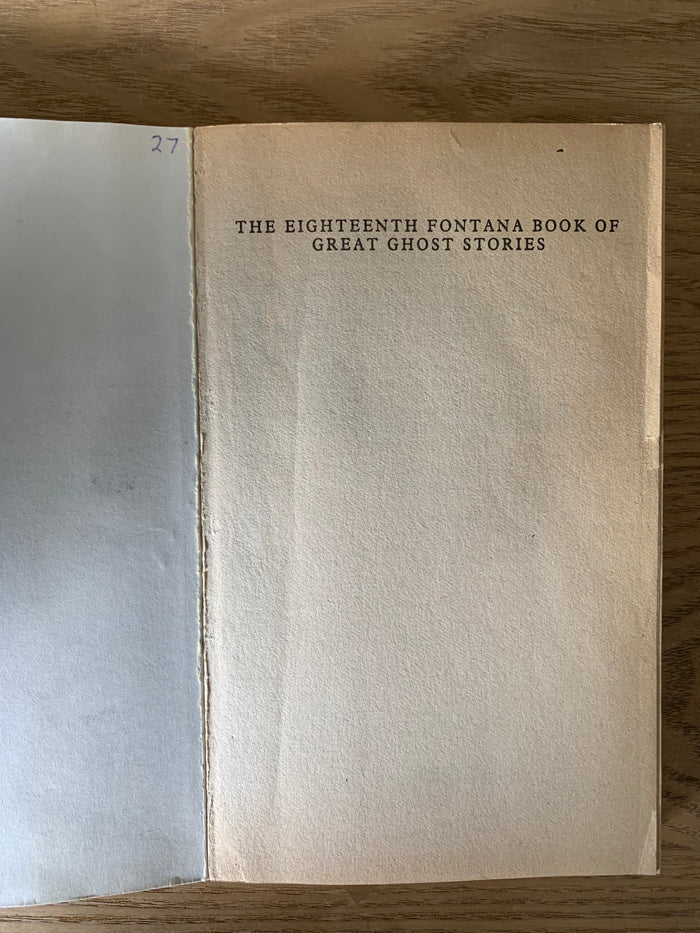 The Eighteenth Fontana Book of Great Ghost Stories