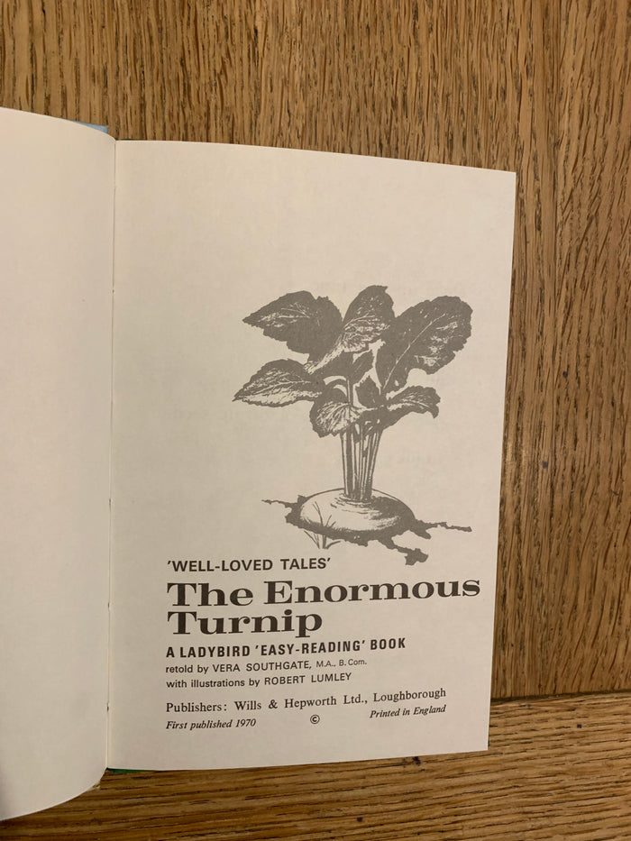 The Enormous Turnip - Ladybird 'Well-Loved Tales.' Series 606D