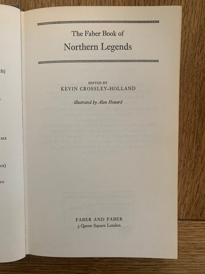 The Faber Book of Northern Legends