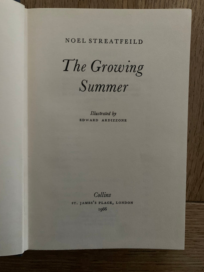 The Growing Summer