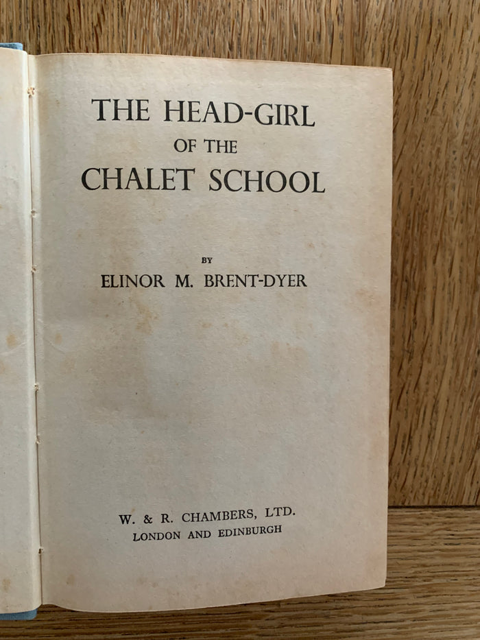 The Head Girl of the Chalet School