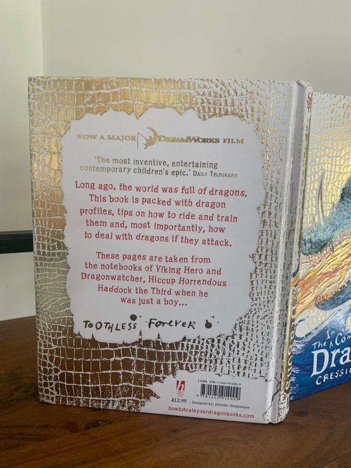 The Incomplete Book of Dragons - a guide to dragon species (signed with large dragon doodle)