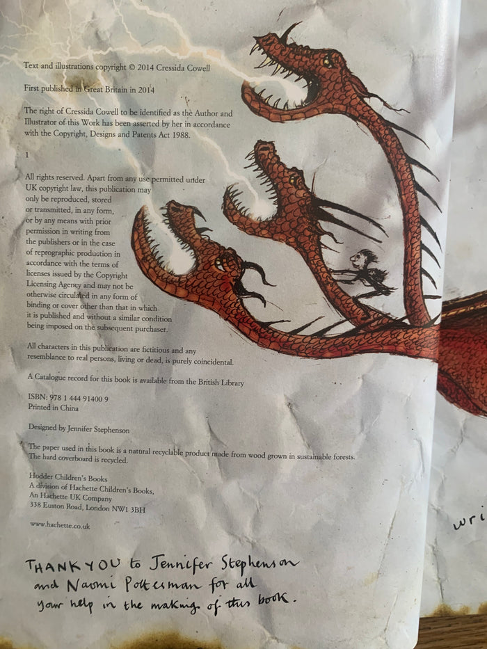 The Incomplete Book of Dragons - a guide to dragon species (signed)