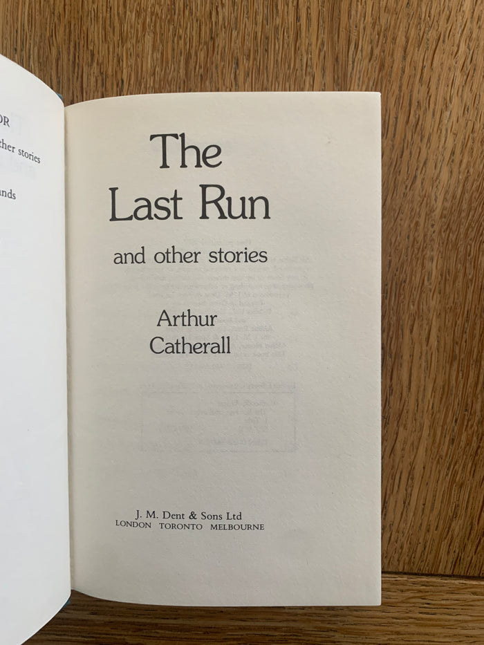 The Last Run and other stories (signed)