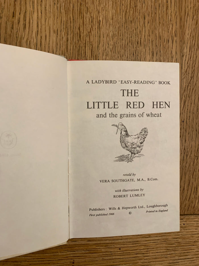 The Little Red Hen and the grains of wheat - Ladybird 'Well-Loved Tales.' Series 606D