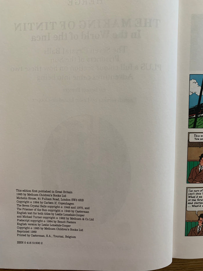 The Making of Tintin in the World of the Inca