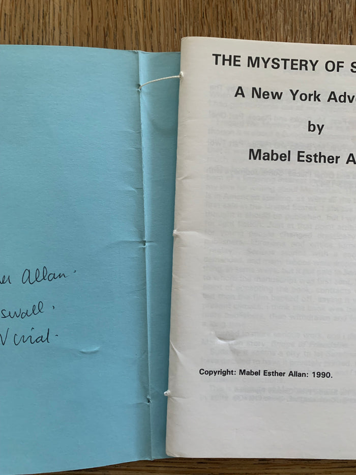 The Mystery of Serafina - A New York Adventure (signed)
