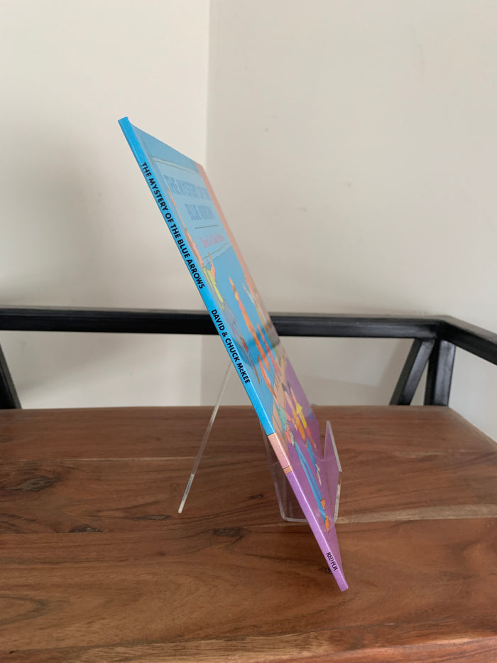 The Mystery of the Blue Arrows (signed with doodle)