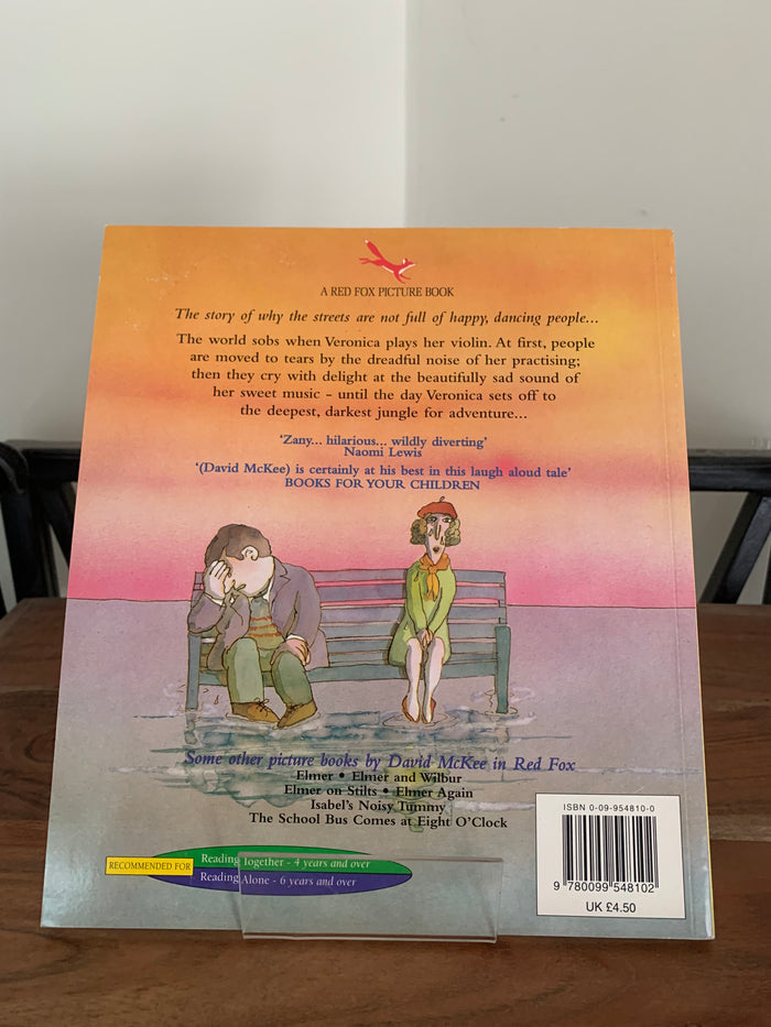 The Sad Story of Veronica Who Played the Violin (signed with doodle)