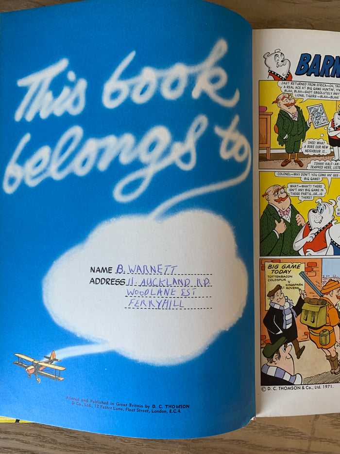 The Sparky Book for Boys and Girls 1972