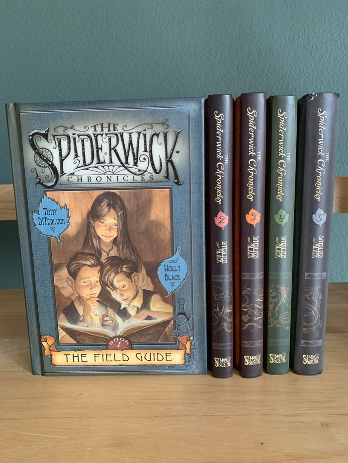 The Spiderwick Chronicles. Complete set - books 1-5 all signed