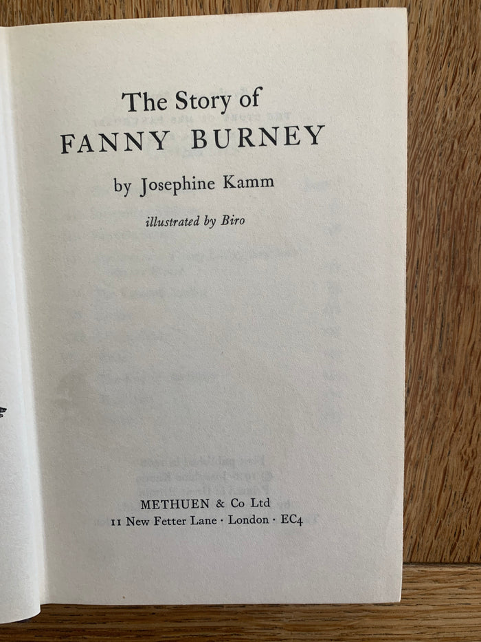 The Story of Fanny Burney