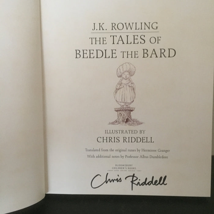 The Tales of Beedle The Bard (signed)