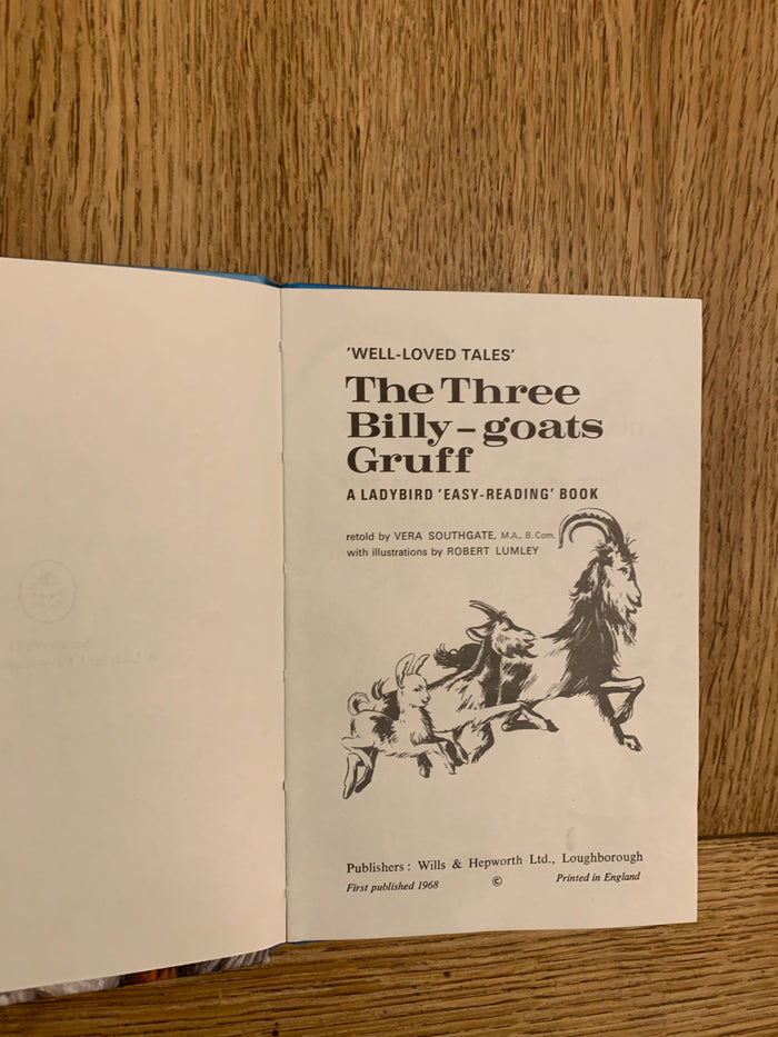 The Three Billy-goats Gruff - Ladybird 'Well-Loved Tales.' Series 606D