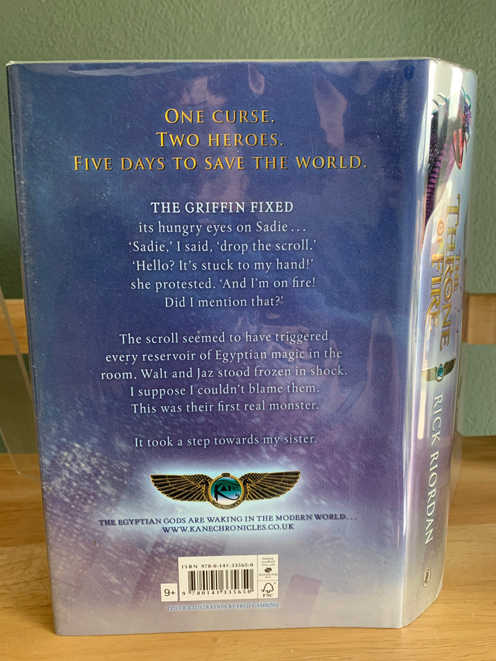 The Throne of Fire (signed)