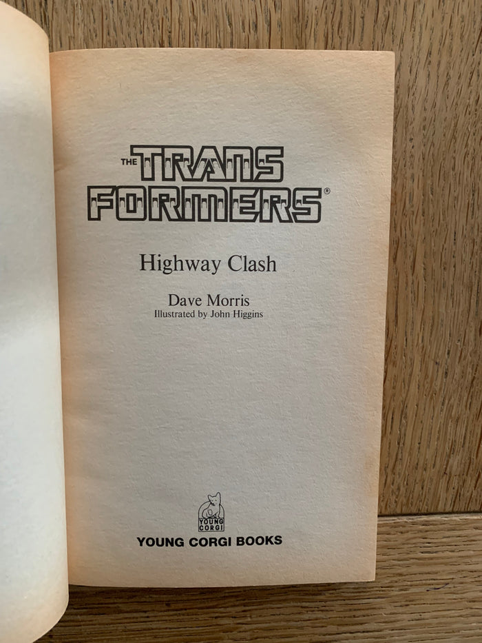 The Transformers: Adventure Game Books - Highway Clash