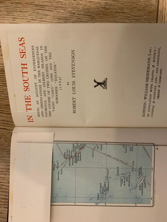 The Works of Robert Louis Stevenson. 35 volume complete Tusitala edition set