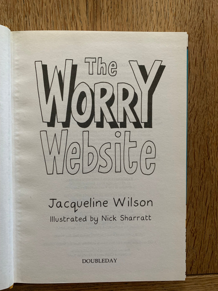 The Worry Website (signed)
