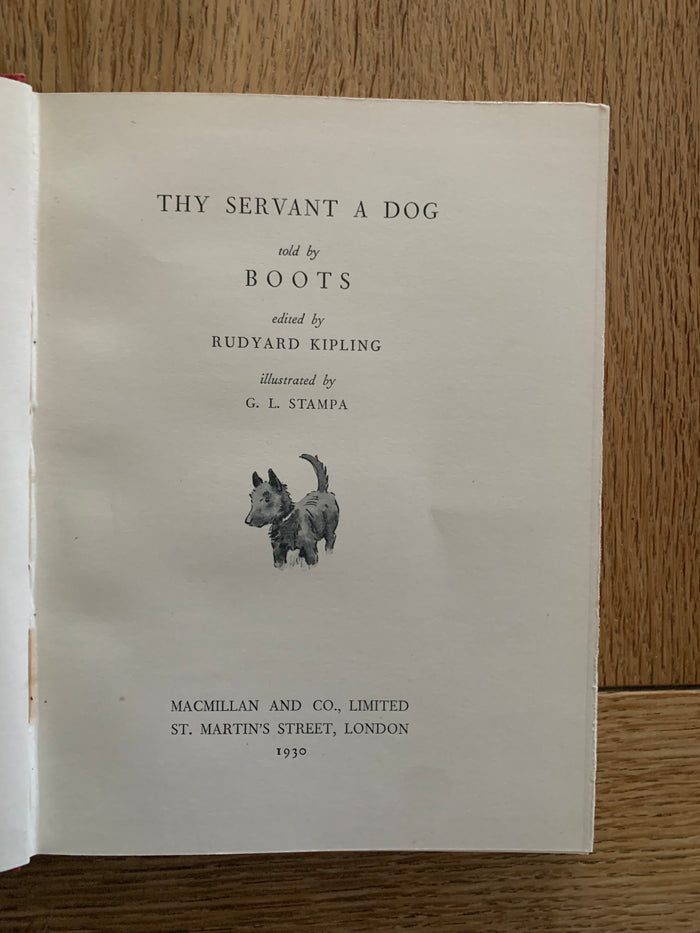 Thy Servant A Dog