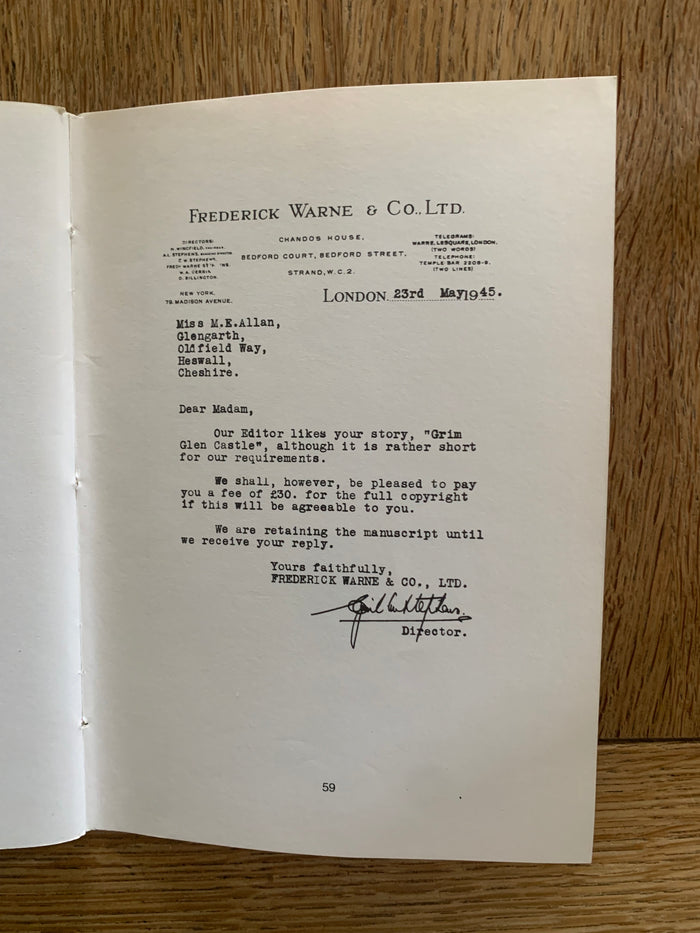 To Be An Author - A Short Autobiography (signed)