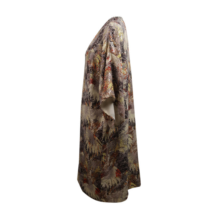 Topshop Palm Sequin Kimono