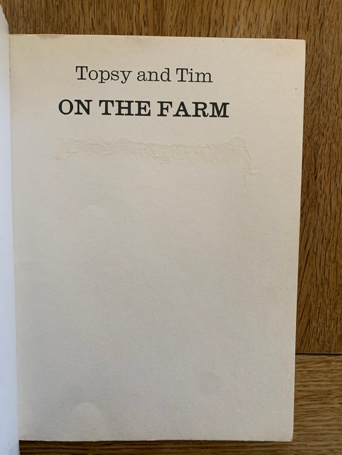 Topsy and Tim on the Farm