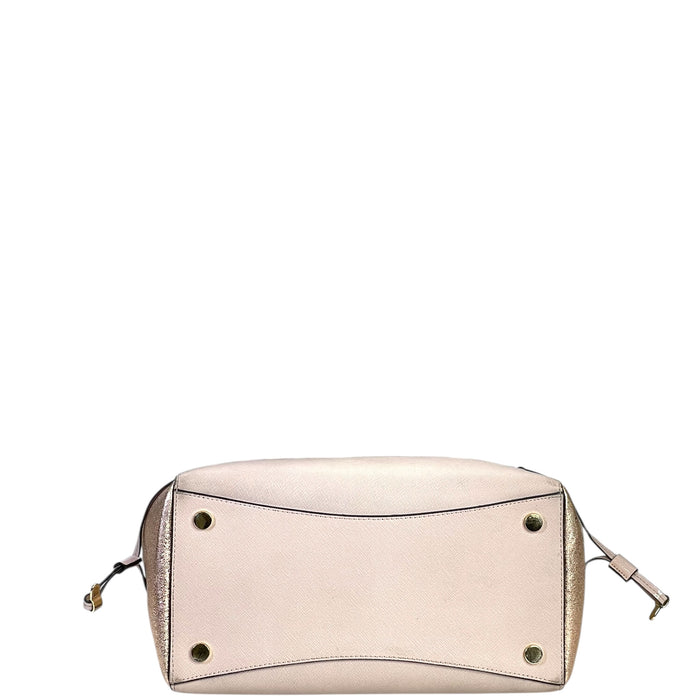 Michael Kors Voyager Tote Bag Metallic Ballet Pink