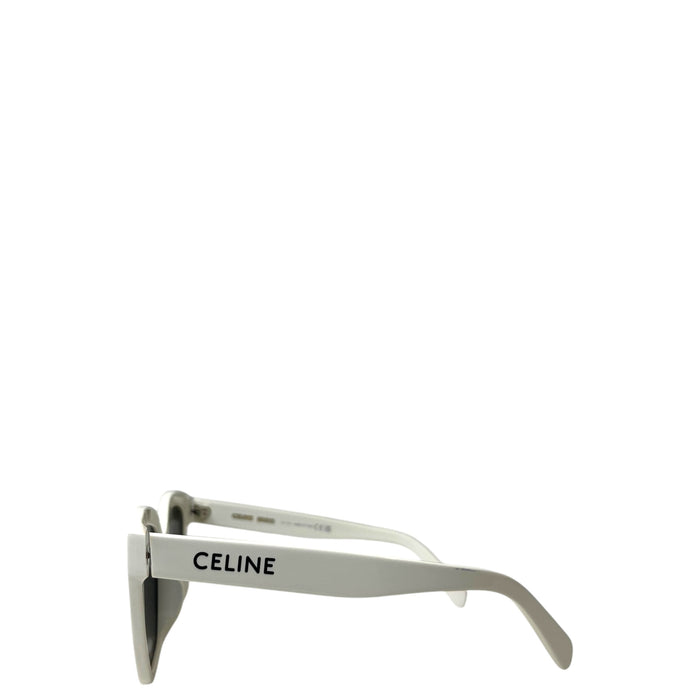 Celine White Square Sunglasses