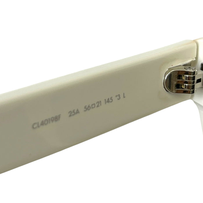 Celine White Square Sunglasses
