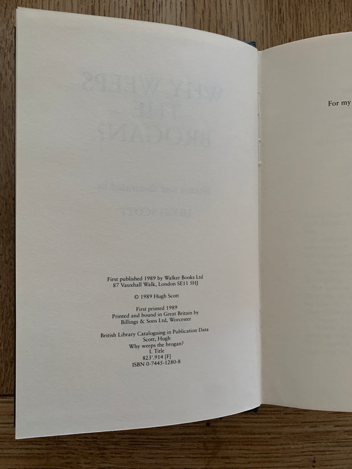 Why Weeps The Brogan? (signed)