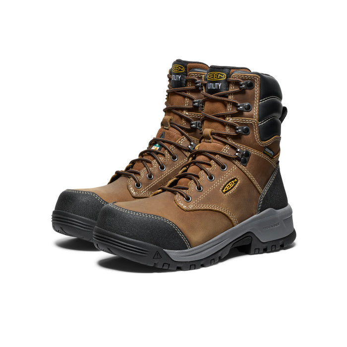 image|one|both|both|Women's CSA Evanston 8" Waterproof Boot (Carbon Toe) - Pair Angle Image