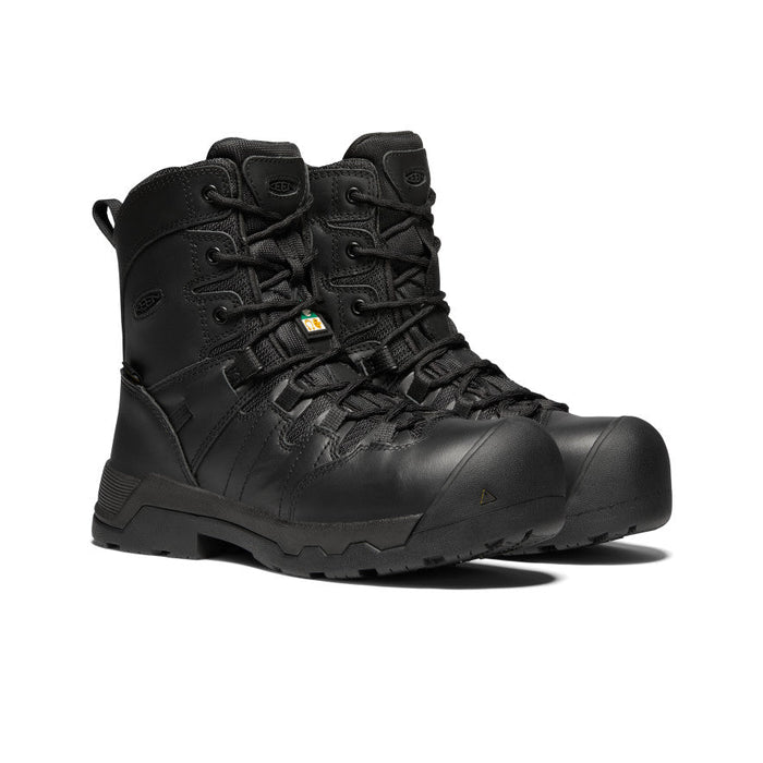 image|one|both|both|Women's CSA Oshawa+ 8" Side Zip Waterproof Boot (Carbon Toe) - Pair Angle Image