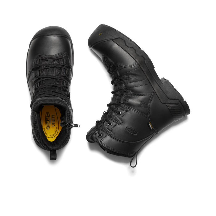 image|one|both|both|Women's CSA Oshawa+ 8" Side Zip Waterproof Boot (Carbon Toe) - Pair Angle Image