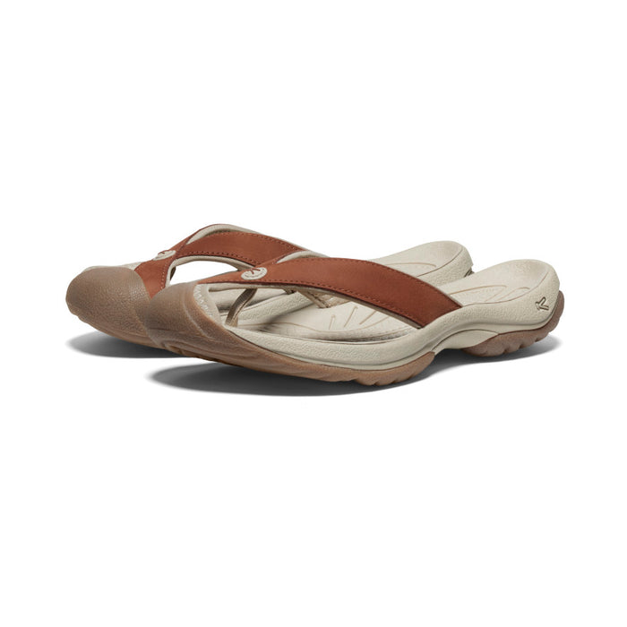 image|one|both|both|Women's Waimea Leather Flip-Flop - Pair Angle Image
