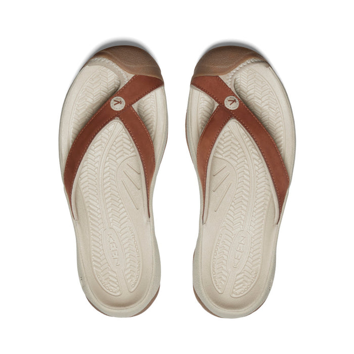 image|one|both|both|Women's Waimea Leather Flip-Flop - Pair Angle Image